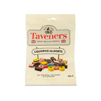 Taveners Liquorice Allsorts 165g