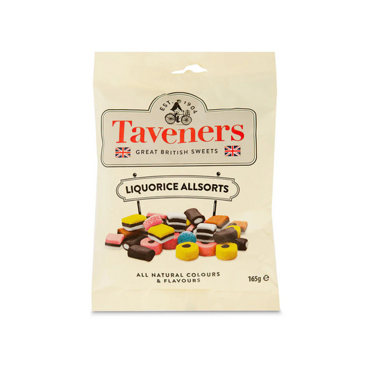 Taveners Liquorice Allsorts 165g