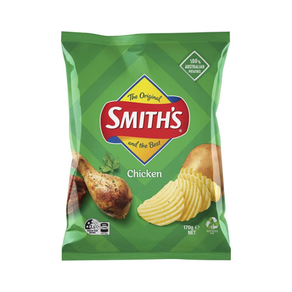 [Best before 25-Oct-2026]Smith's Crinkle Cut Chicken Flavor Chips 170g