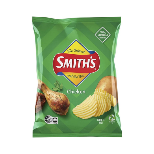 [Best before 25-Oct-2026]Smith's Crinkle Cut Chicken Flavor Chips 170g