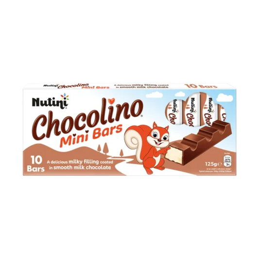 Nutini Chocolino Mini Bars 10 x 12.5g