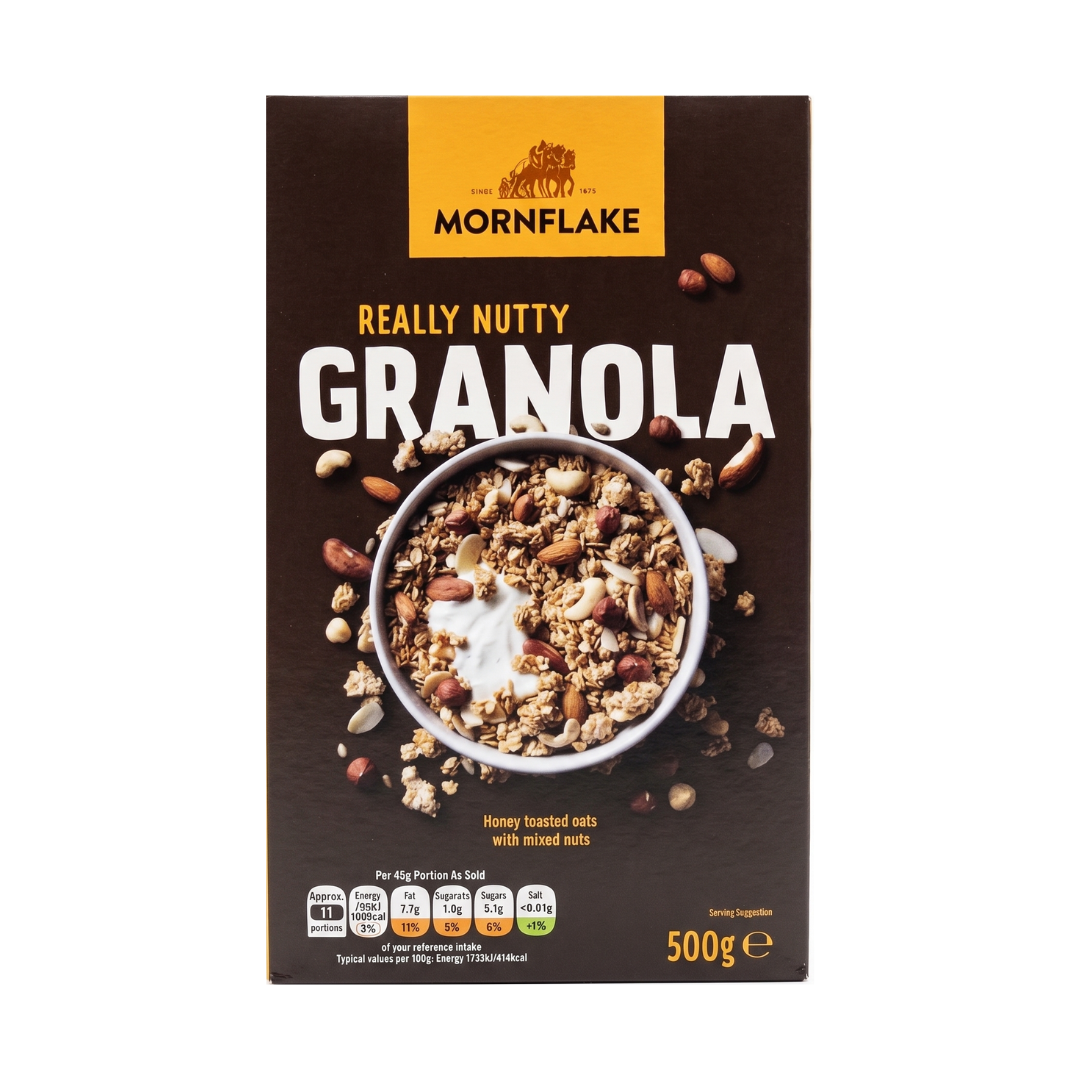 Mornflake Premium Nutty Granola 500g