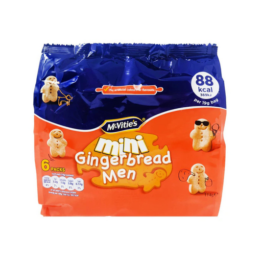 McVities Mini Gingerbread Men 6 Pack