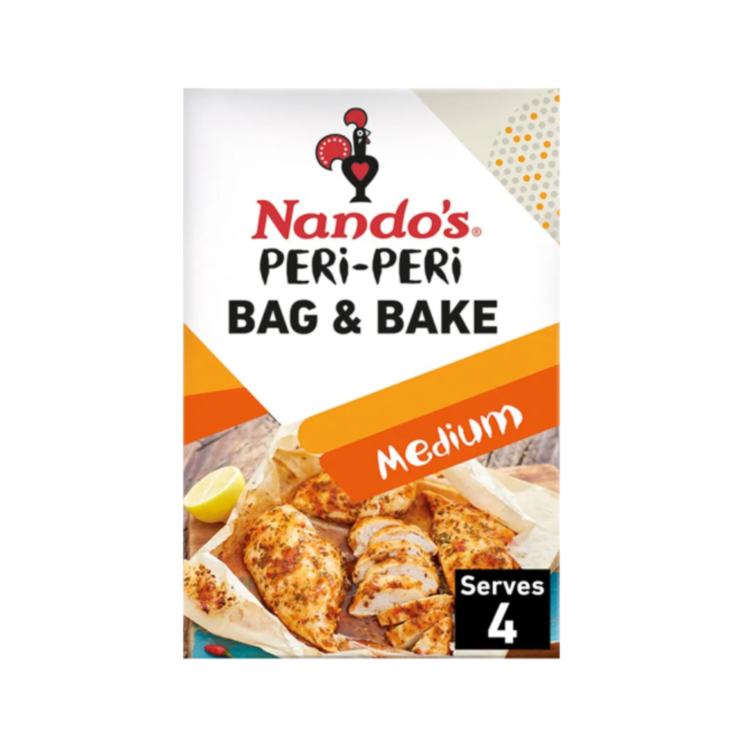 Nandos Peri Peri Bag & Bake Medium Peri Peri Powder Mix 20g