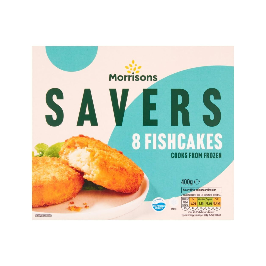 Morrisons 8 Cod Fish Cakes 400g