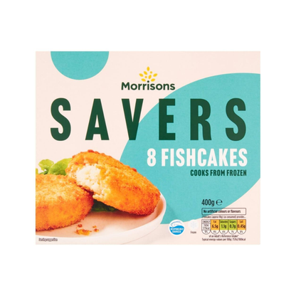 Morrisons 8 Cod Fish Cakes 400g