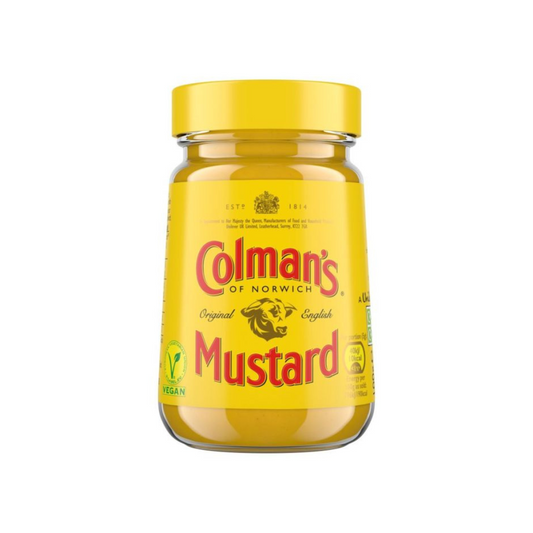 Colman's Original English Mustard Jar 100G โคลแมนส์ ออริจินัล อิงลิช มัสตาร์ด แบบขวด 100 กรัม