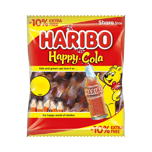 Haribo Happy-Cola Jelly Sweets Sharing Bag 154g