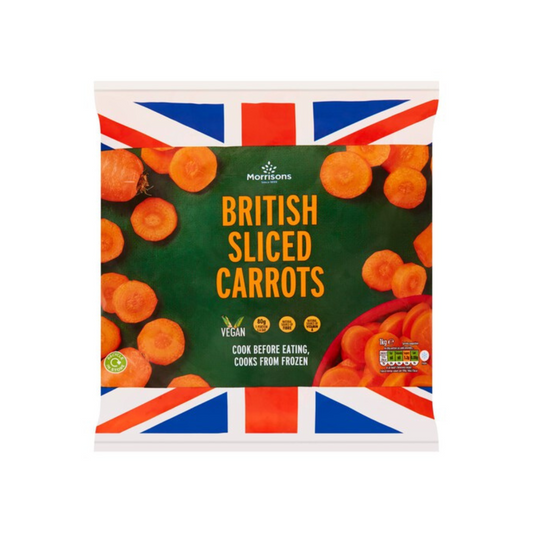 Morrisons Sliced Carrots 1kg