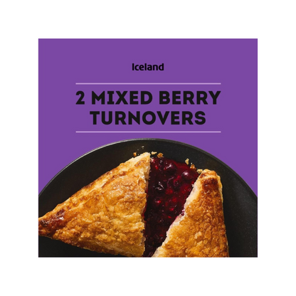Iceland Mixed Berry Turnovers 2 Packs 186g