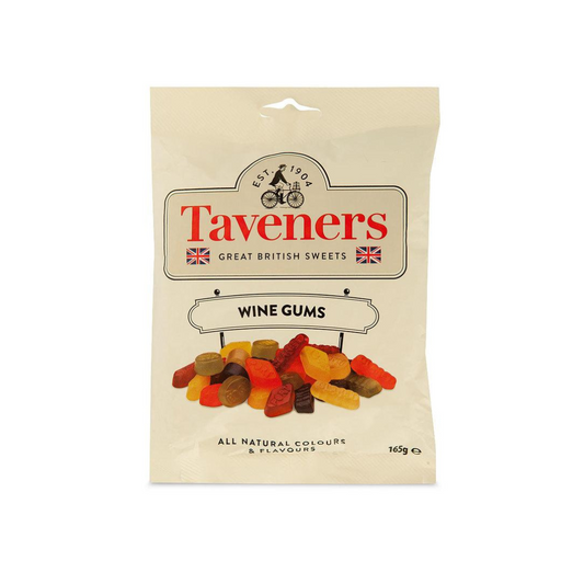 Taveners British Wine Gums Lollies 165g