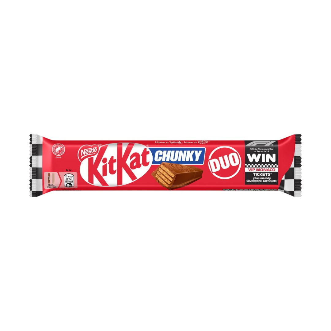 Nestle KitKat Chunky DUO Milk Chocolate Bar 64g