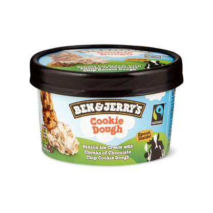 Ben & Jerry's Ice Cream Cookie Dough 100ml เบน แอนด์ เจอร์รี่ส์ ไอศกรีม แป้งคุกกี้ 100 มิลลิกรัม