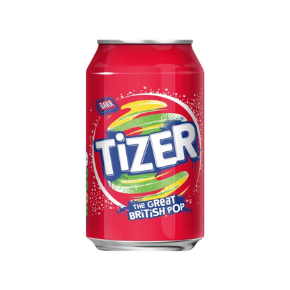 Tizer Sparkling Fruit Juice - 330ml Can น้ำผลไม้ซ่าส์ Tizer - กระป๋อง 330 มล