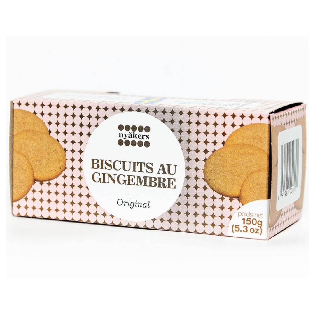 Nyakers Biscuits  Gingembre Original Cookies 150g ไนอาเกอร์ บิสกิต  คุกกี้ขิงรสออริจินัล 150 กรัม