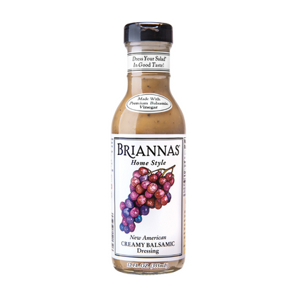 Briannas Home Style New American Creamy Balsamic Dressing 355ml