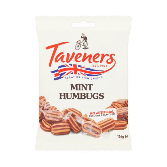 Taveners Mint Humbugs 165g