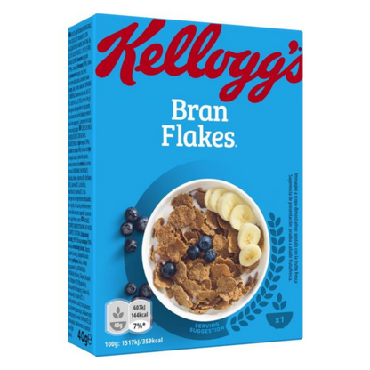 Kellogg's Bran Flakes Cereal 500g แคลล็อกส์ แบรนเฟลกส์ ซีเรียล อาหารเช้า 500กรัม