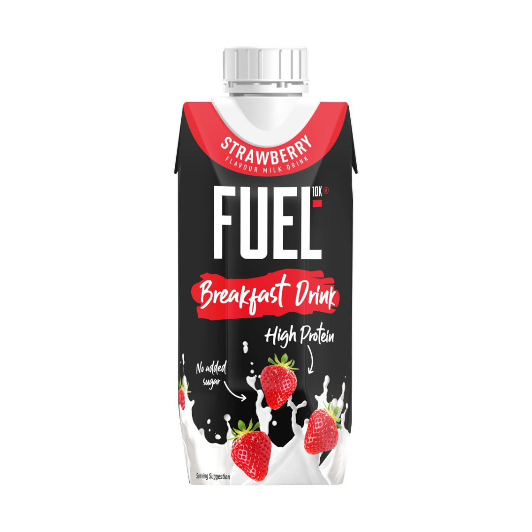 Fuel 10K Strawberry Flavor Breakfast Milk Drink 330ml