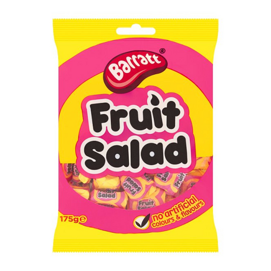 Barratt Fruit Salad Chew Bag 175g  บาร์รัตต์ ฟรุ๊ต ซาลาด ชู175 กรัม