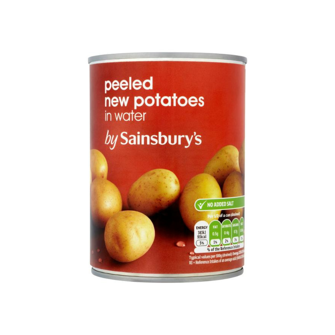 Sainsburys Peeled New Potatoes In Water 345g