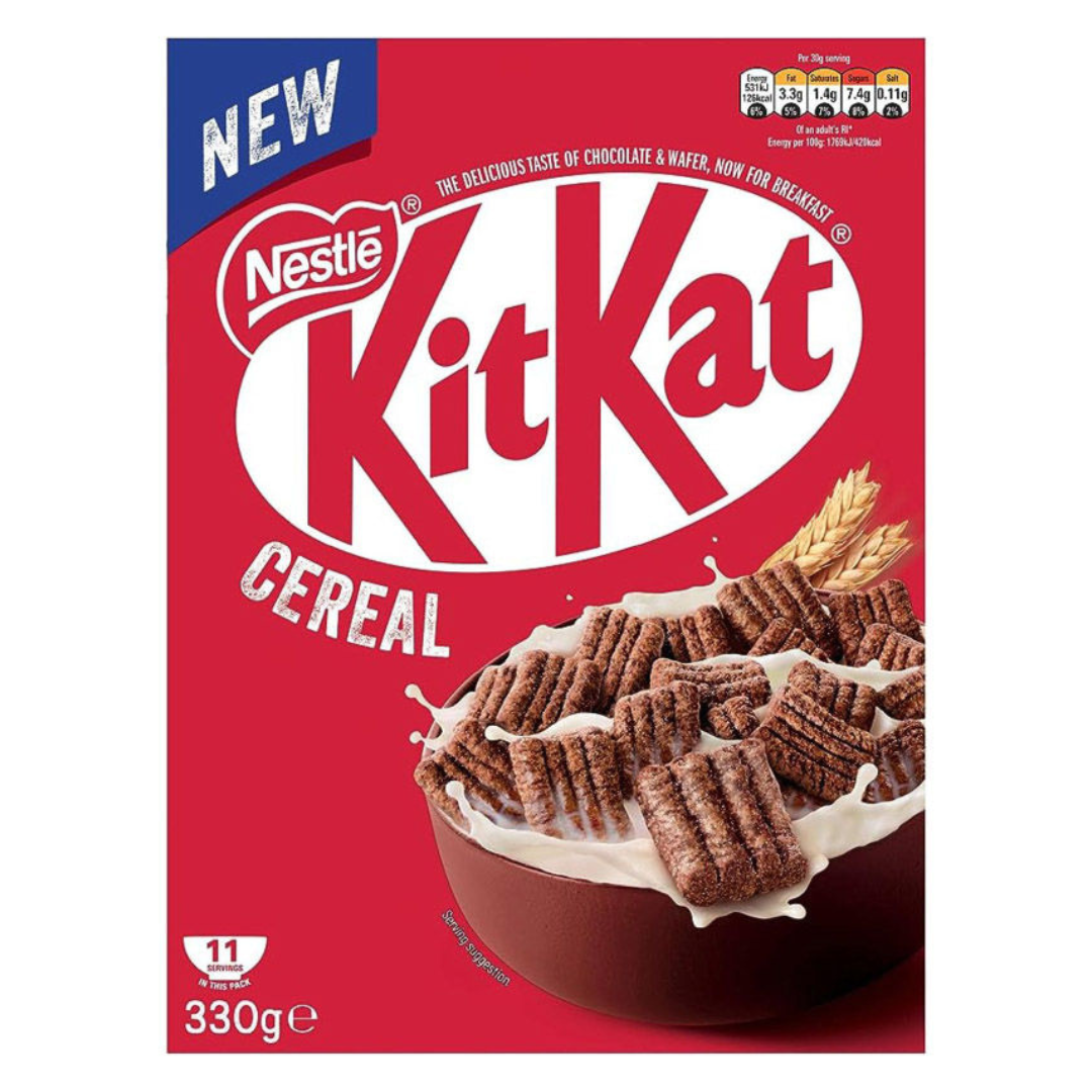 [Best Before 31-Oct-2024] Nestle Kit Kat Cereal 330G เนสท์เล่ คิทแคท ซีเรียลโกโก้ เคลือบด้วยช็อกโกแลตนม 330 กรัม