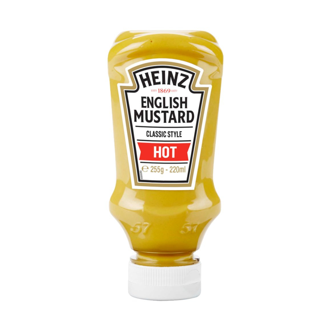 [Best Before 31-Jan-25] Heinz English Mustard Classic Style HOT 255g ไฮนซ์ อิงลิช มันตาร์ด คลาสสิค สไตล์ ฮ็อท 225กรัม