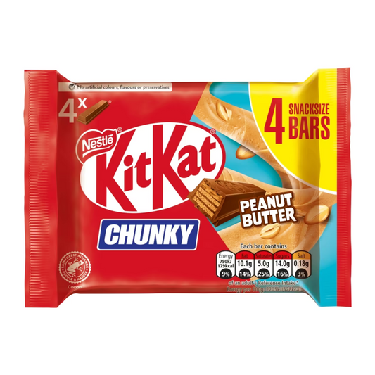 Kit Kat Chunky Peanut Butter Multipack 4 x 34g
