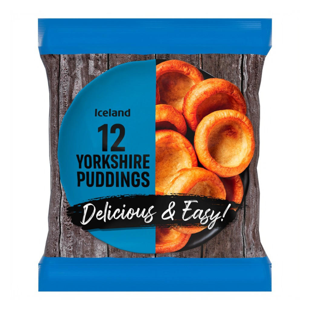 Iceland 12 Yorkshire Puddings 217g ไอซ์แลนด์ 12 ยอร์คเชียร์พุดดิ้ง 217 กรัม