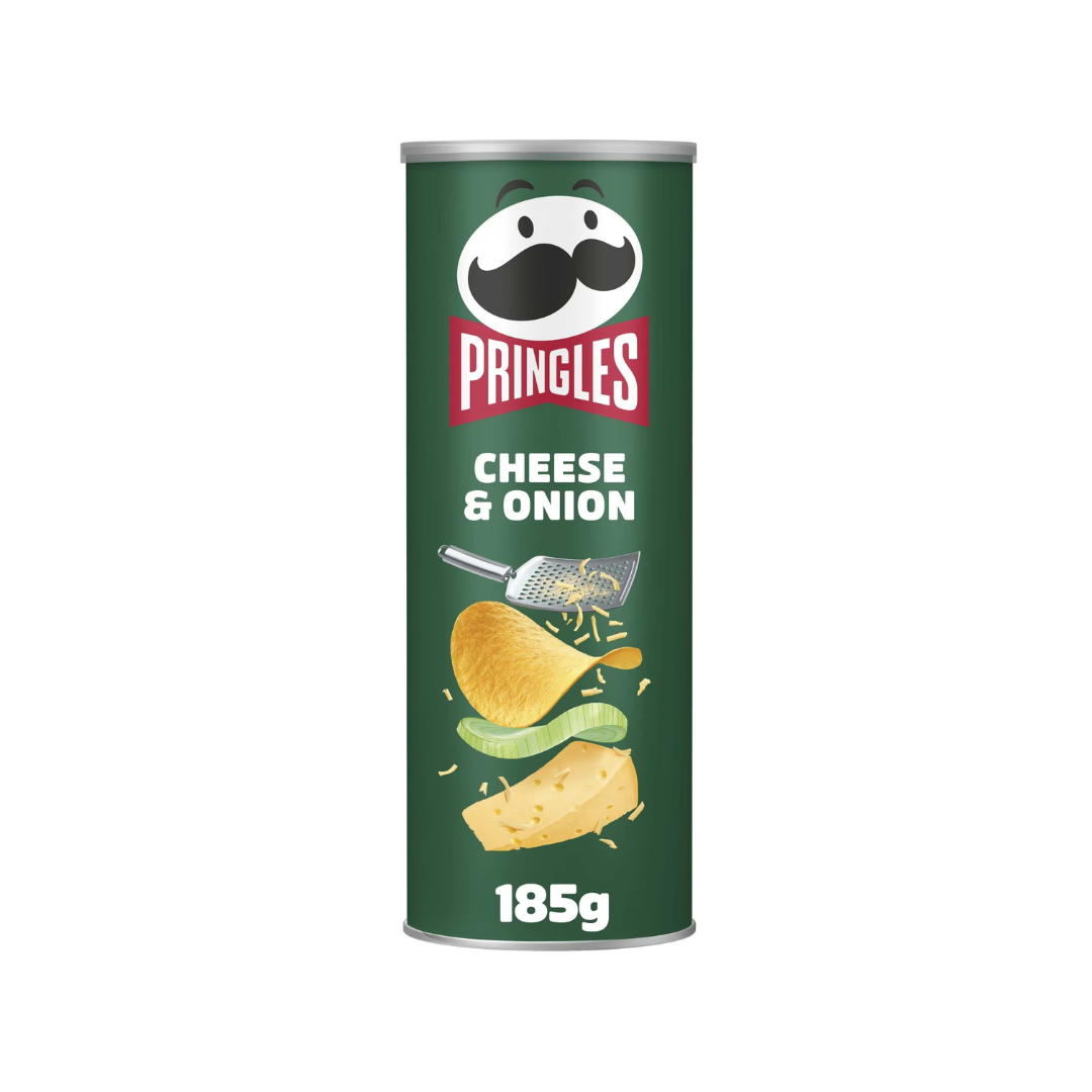 Pringles Cheese & Onion Crisps 185g