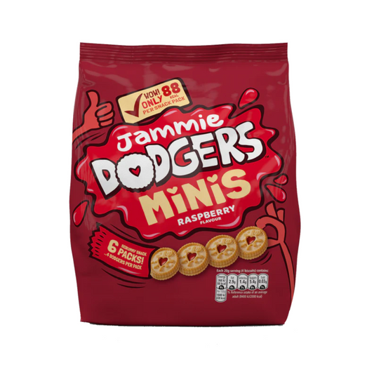 Burtons Jammie Mini Dodger Multi-Pack 120g