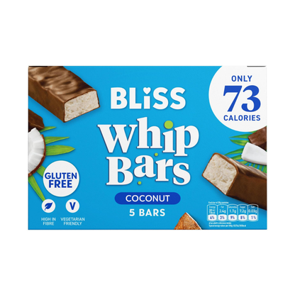 [Best before 03-Oct-2026]Bliss Milk Choc Coconut Whip 5 Bars