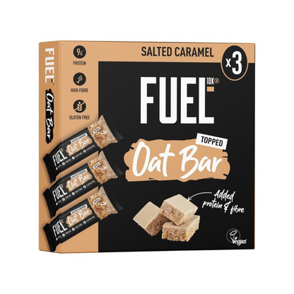 [Bestbefore-9-Mar-2025] Fuel 10K High Protein Salted Caramel 3 Oat Bars Multipack