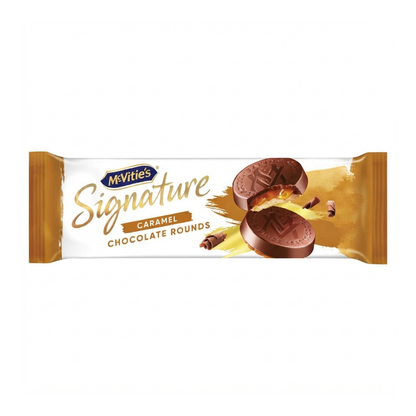 McVitie's Signature Caramel Chocolate Rounds 109g