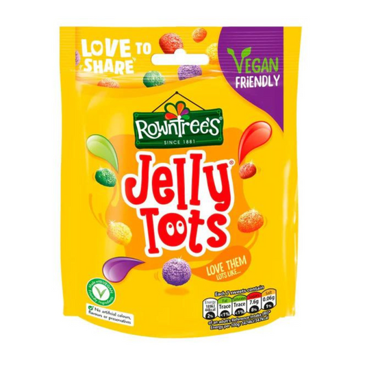 Rowntree's Jelly Tots Sweets Sharing Bag 150g