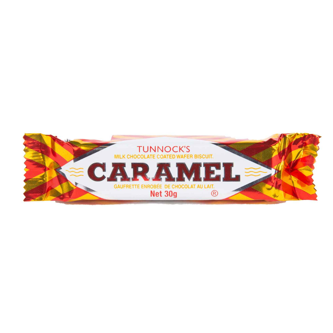 Tunnock's Milk Chocolate Coated Caramel Wafer Biscuit 30g [4 X 30g] 120g
