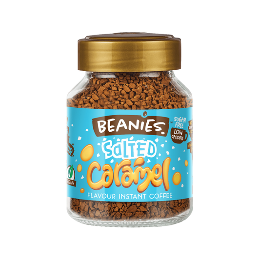 Beanies Salted Caramel Flavoured Instant Coffee 50g