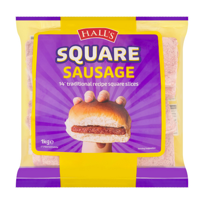 Hall's Square Sausage 1kg ฮอลล์ สแควร์ ไส้กรอก 1 กิโลกรัม