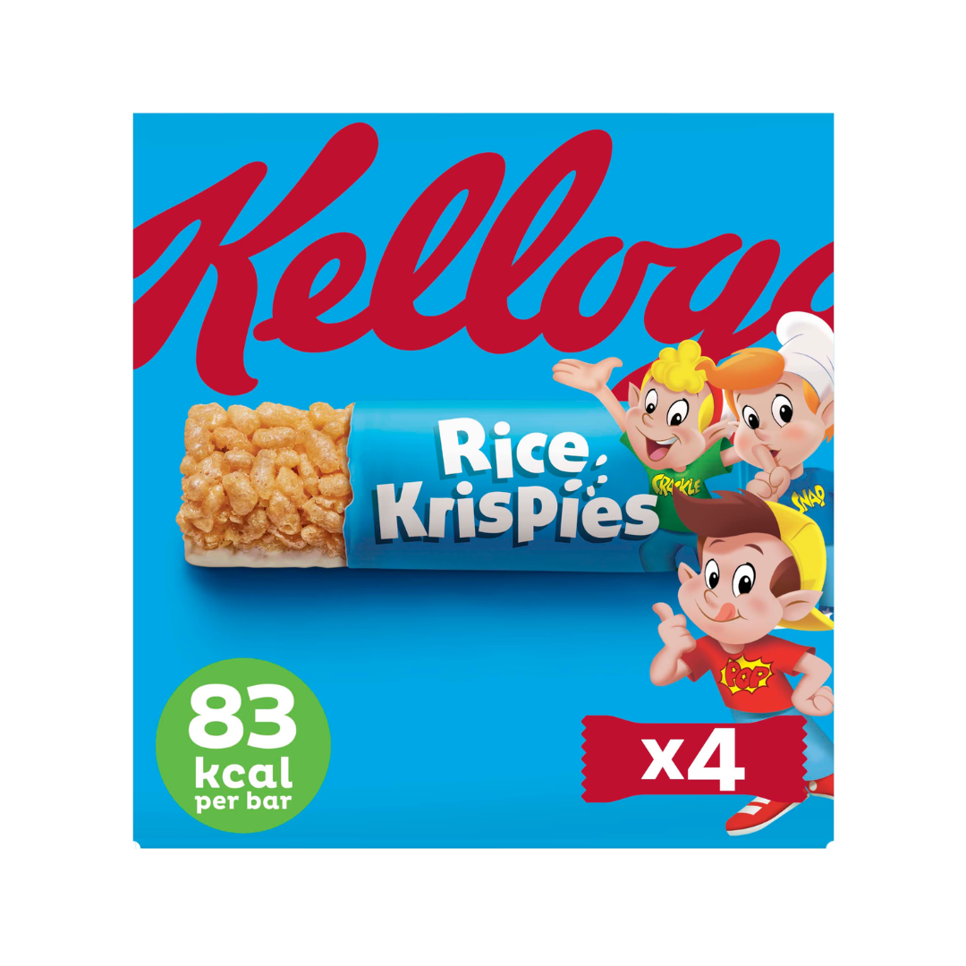 Kellogg's Rice Krispies Breakfast Cereal Bars 4x20g