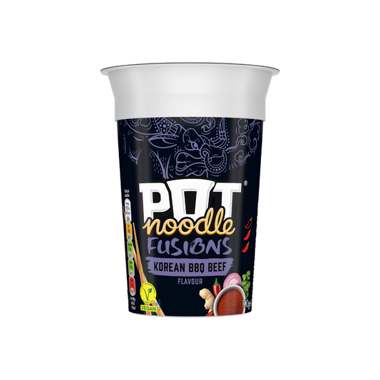 [Best before 31-July-2026] Pot Noodle Fusions Korean BBQ Beef Flavour 100g