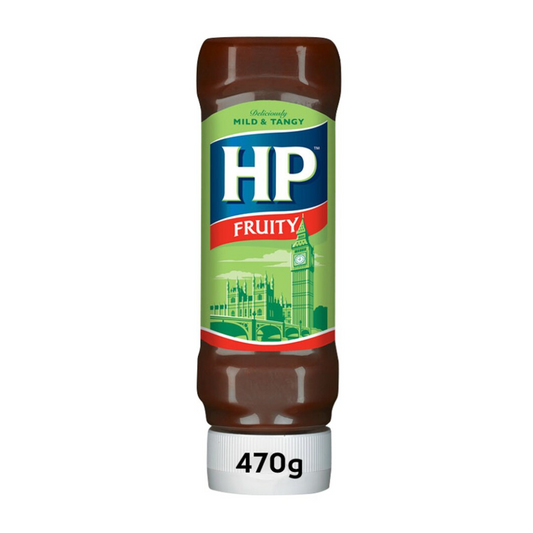 HP Fruity Sauce Top Down 470g