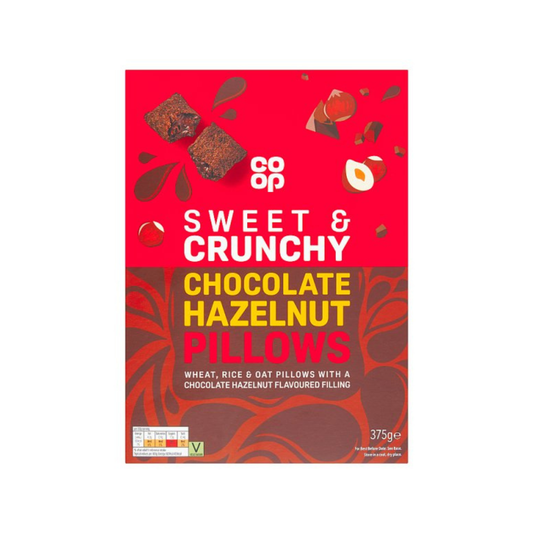 Co-op Sweet & Crunchy Chocolate Hazelnut Pillows 375g