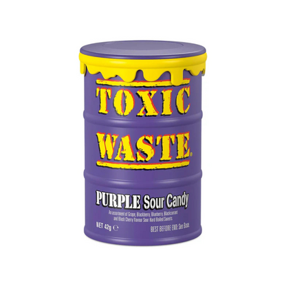 Toxic Waste Purple Sour Candy Drum 42g