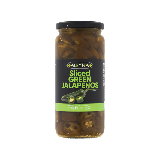 Aleyna Sliced Green Jalapeno Peppers 480G