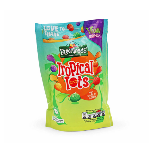 [BestBefore-31Aug2025] Rowntrees Jelly Tots Tropical Pouch 140g