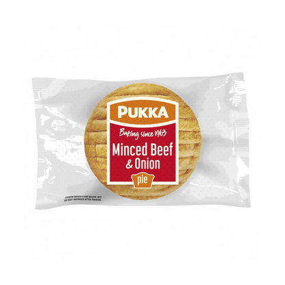 [Best Before 30-Sep-2024 ] Pukka Minced Beef & Onion Pies 230g ปุกก้า พายเนื้อสับ หัวหอม 230 กรัม