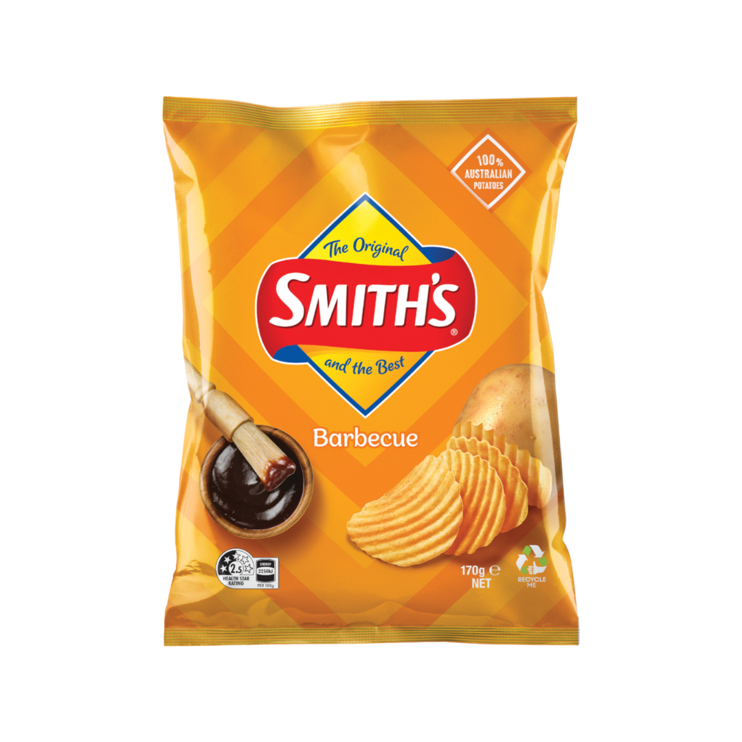 Smith's Crinkle BBQ Potato Flavor Chips 170g