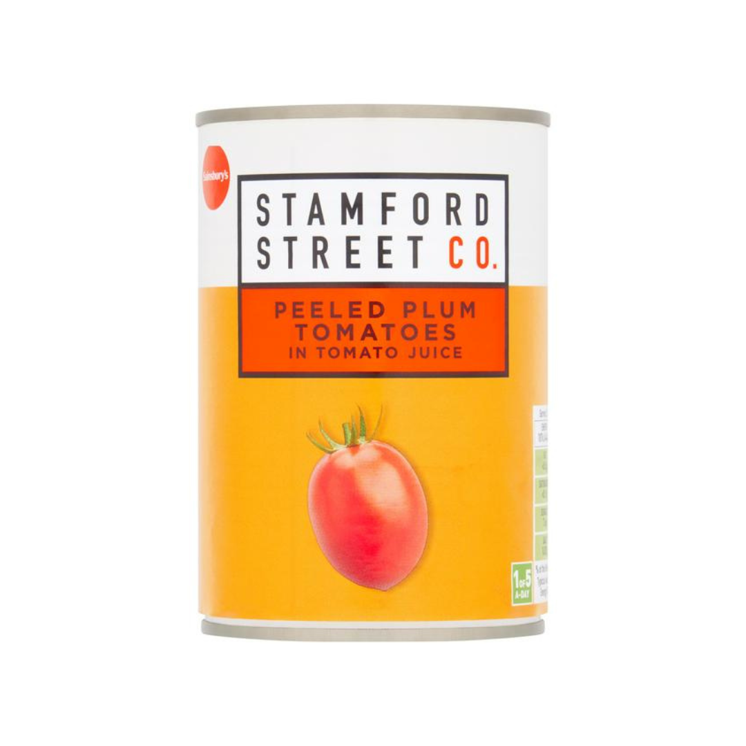 Stamford Street Co. Peeled Plum Tomatoes in Tomato Juice 400g