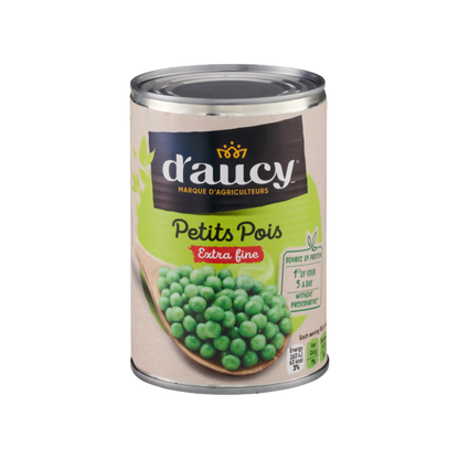 D'Aucy Petits Pois in Water 400g