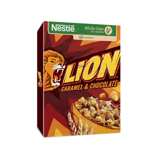 [Best Before 30-Nov-2024] Nestle Lion Caramel & Chocolate Cereal 400g